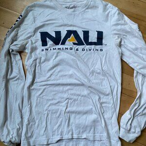 Adidas simple tee with NAU swimming logo